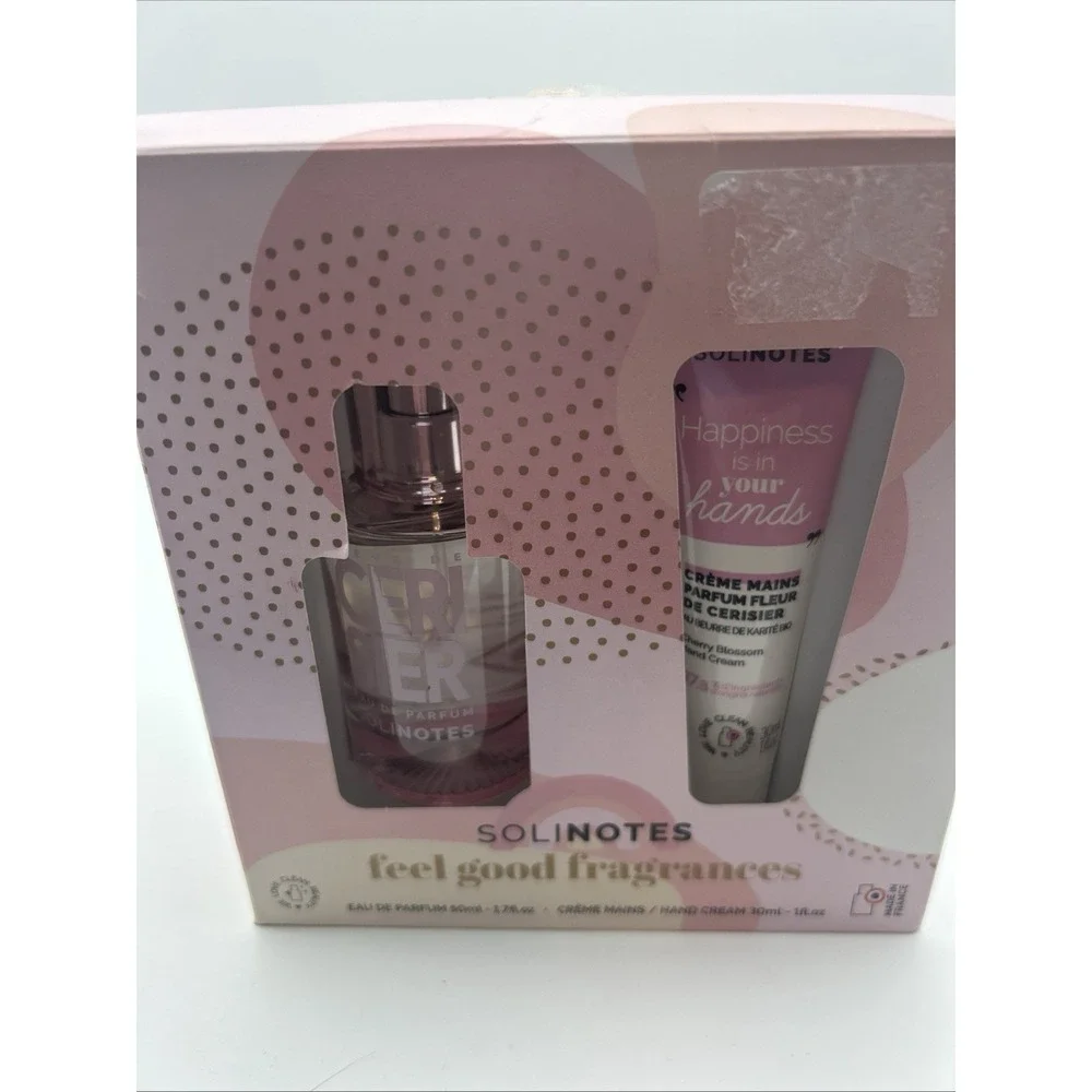 SOLINOTES Cherry Blossom Fleur‎ De Cerisier 1.7 EDP 30 ml Hand Cream NEW IN BOX